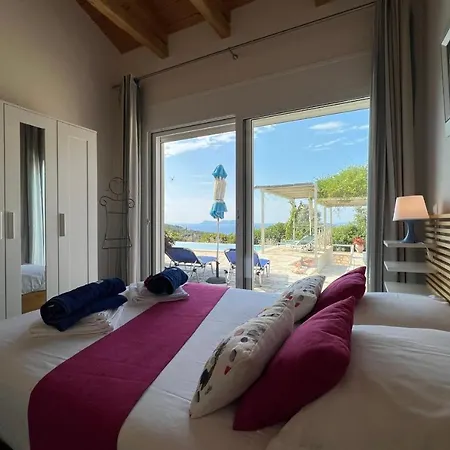 Zorba Plus Its Pavilion Infinity Pool Beautiful Sea View Holiday home Sivota (Lefkada)